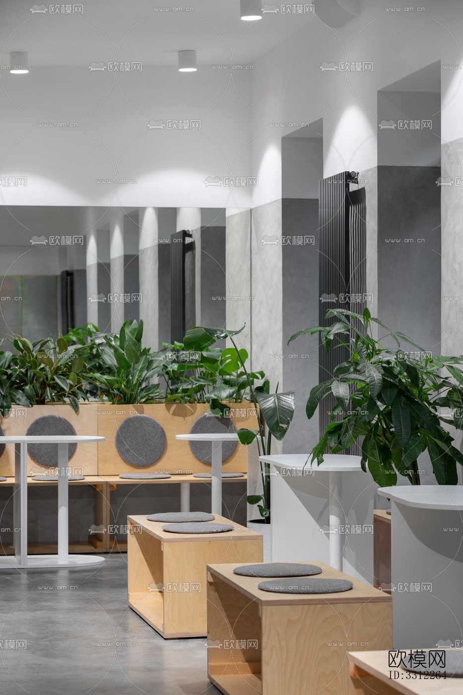 现代咖啡奶茶效果图下载（渲染图18）