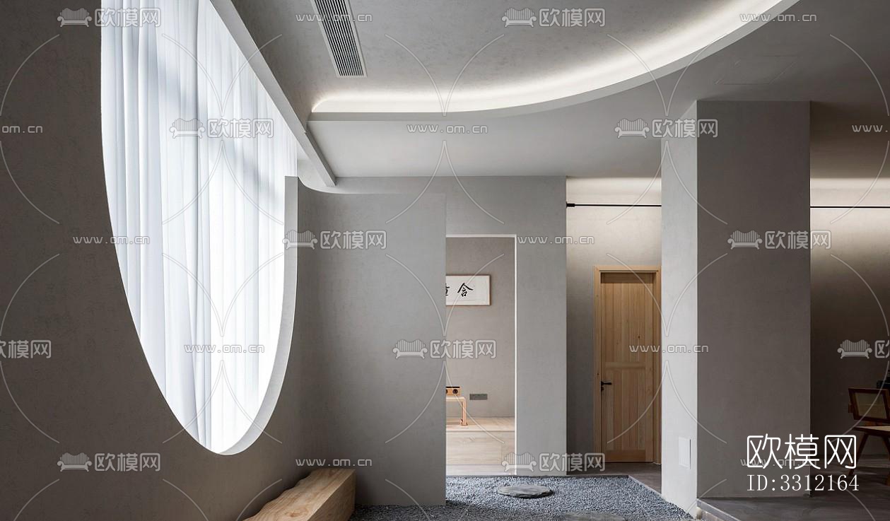 现代学校效果图下载（渲染图2）