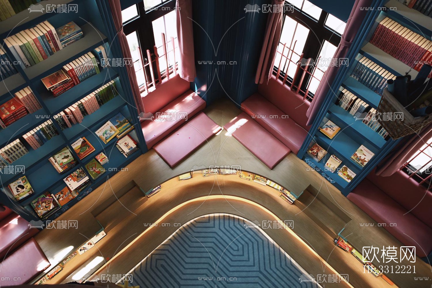 现代幼儿园效果图下载（渲染图7）