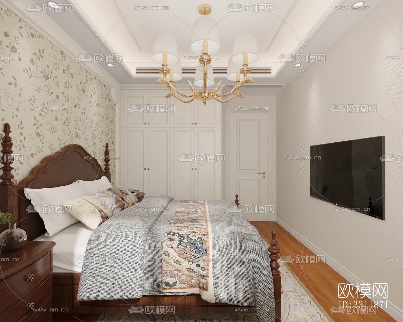 现代客餐厅效果图下载（渲染图11）