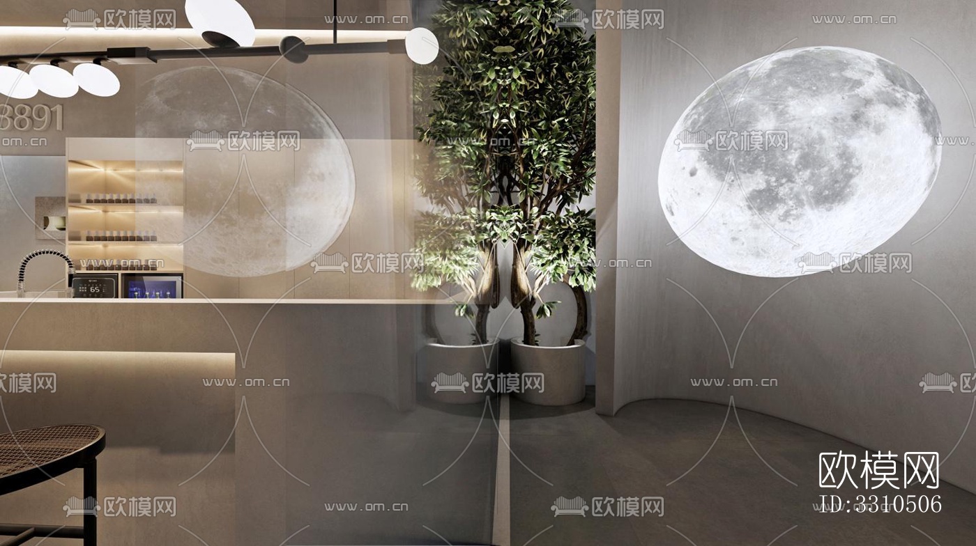 侘寂零售店铺效果图下载（渲染图2）