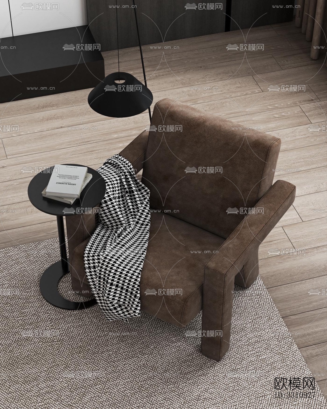 现代客餐厅效果图下载（渲染图4）