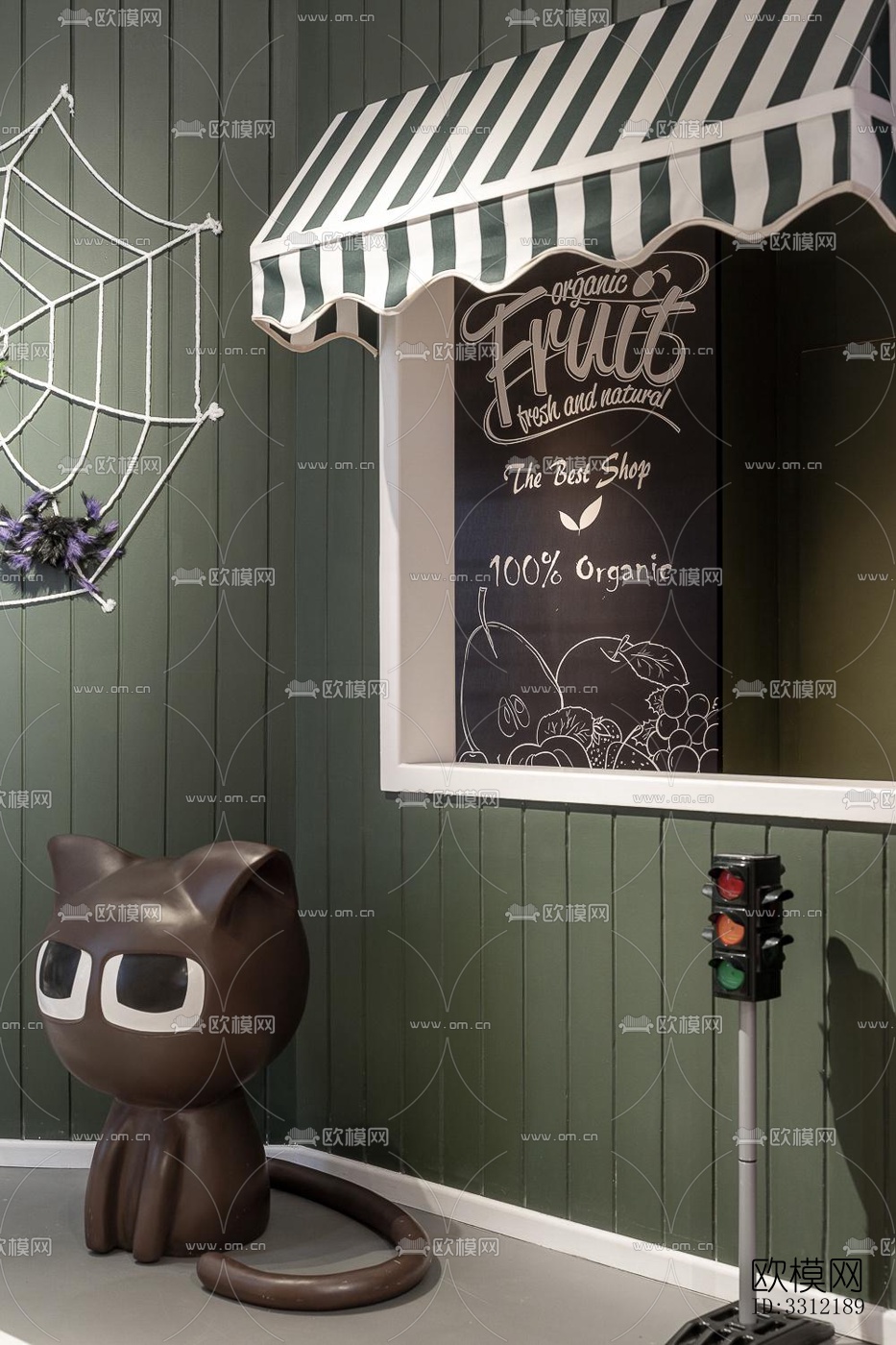 现代幼儿园效果图下载（渲染图4）