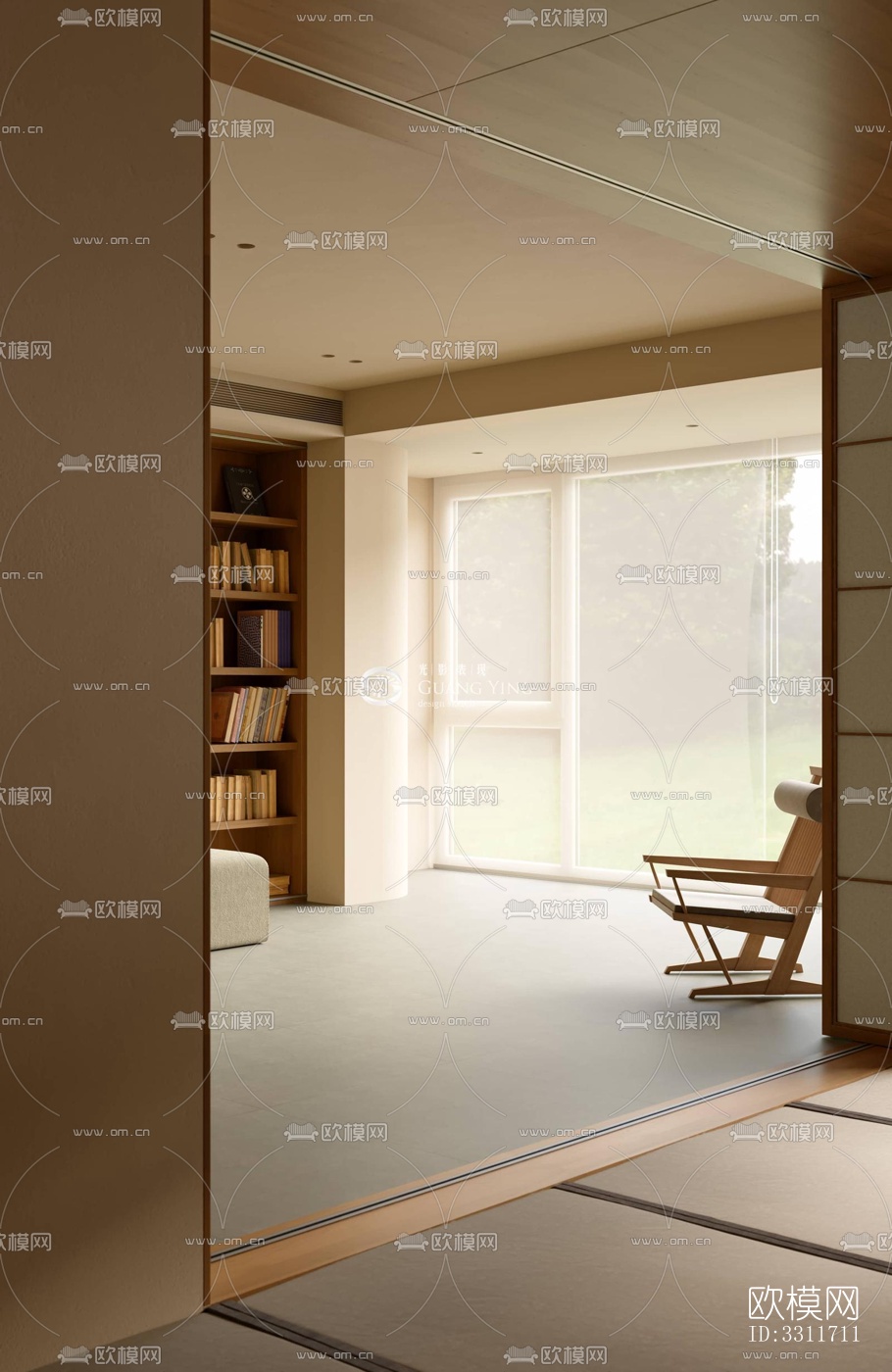 现代客餐厅效果图下载（渲染图10）