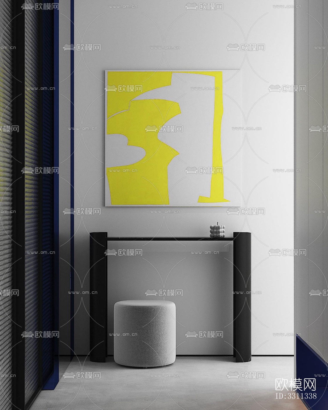 现代客餐厅效果图下载（渲染图4）