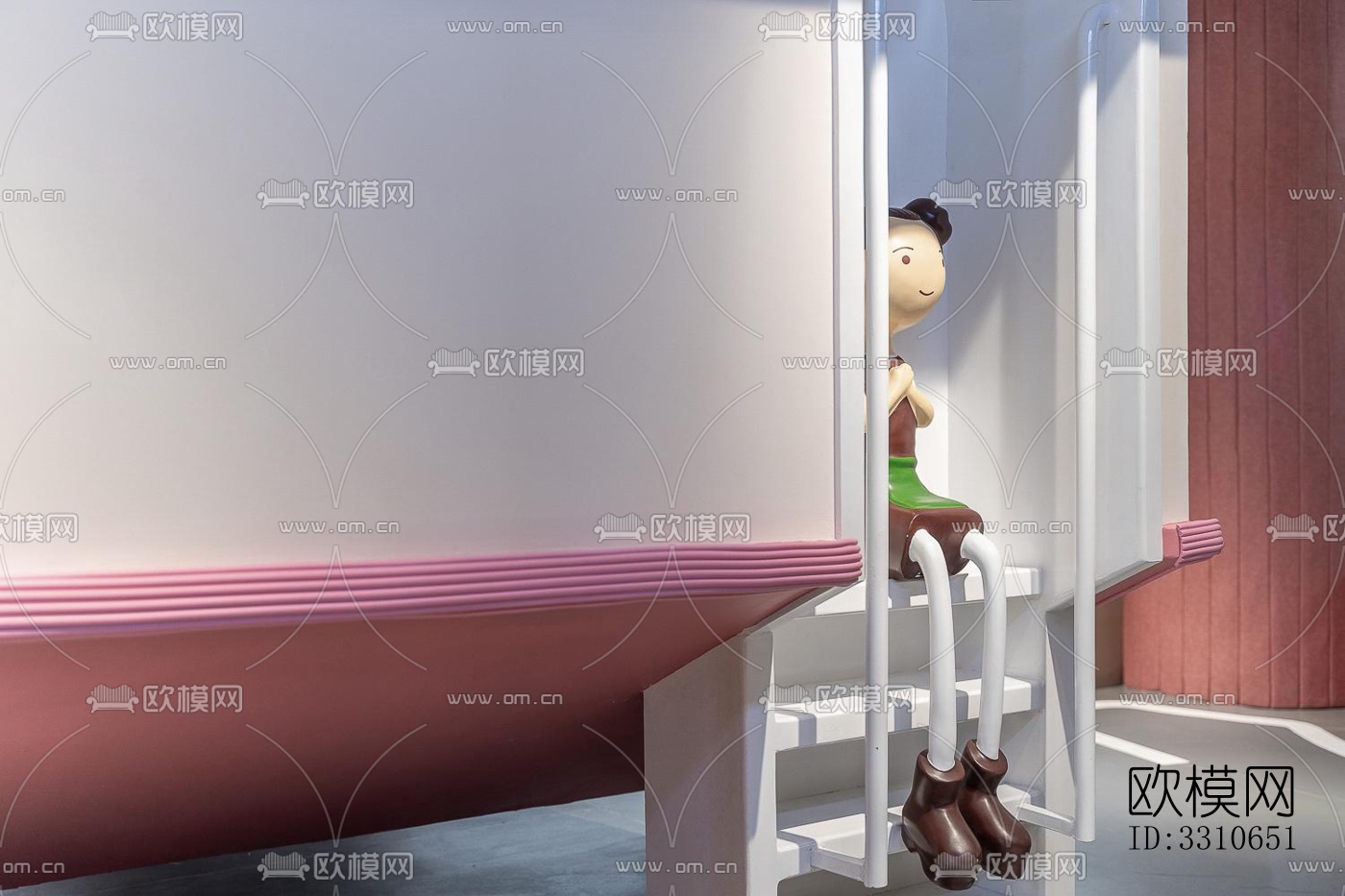 现代儿童游乐效果图下载（渲染图16）