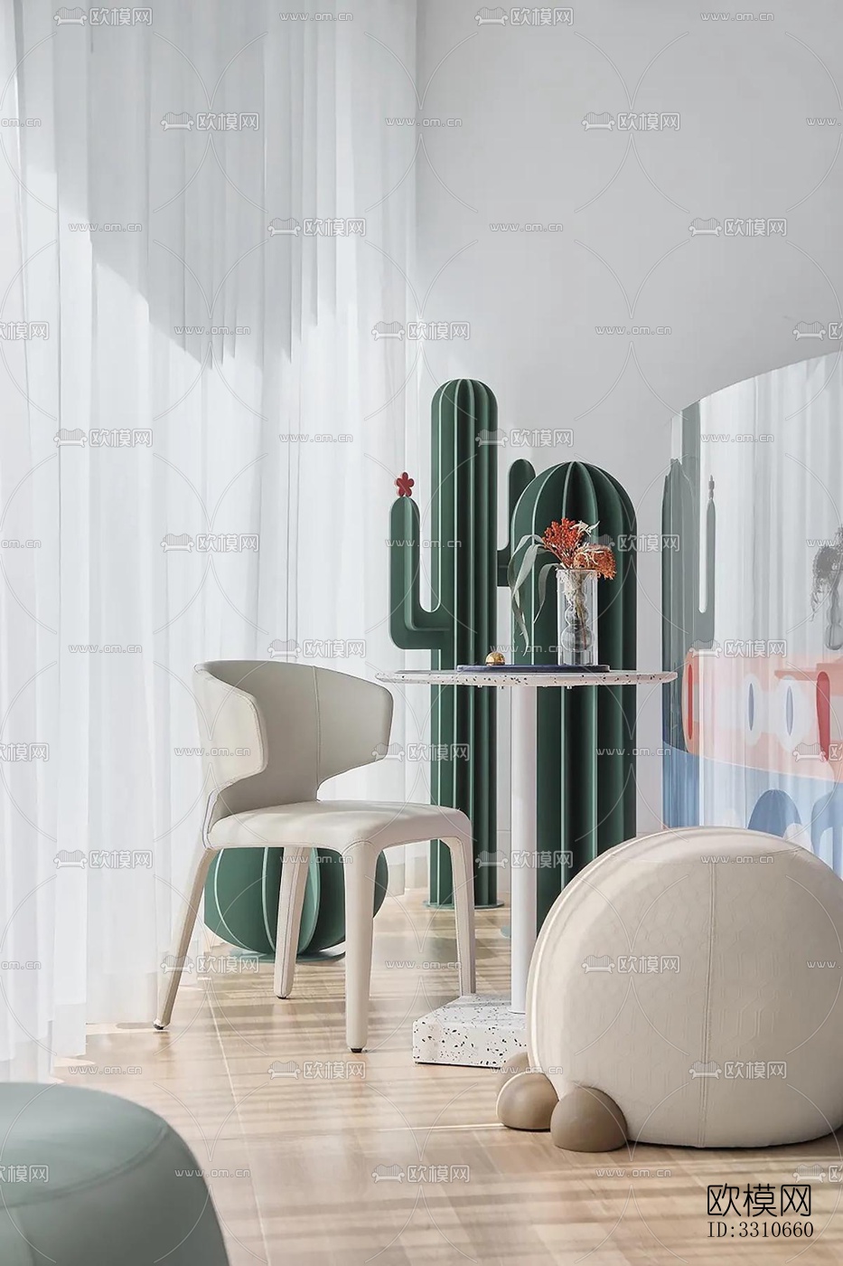 现代儿童游乐效果图下载（渲染图3）