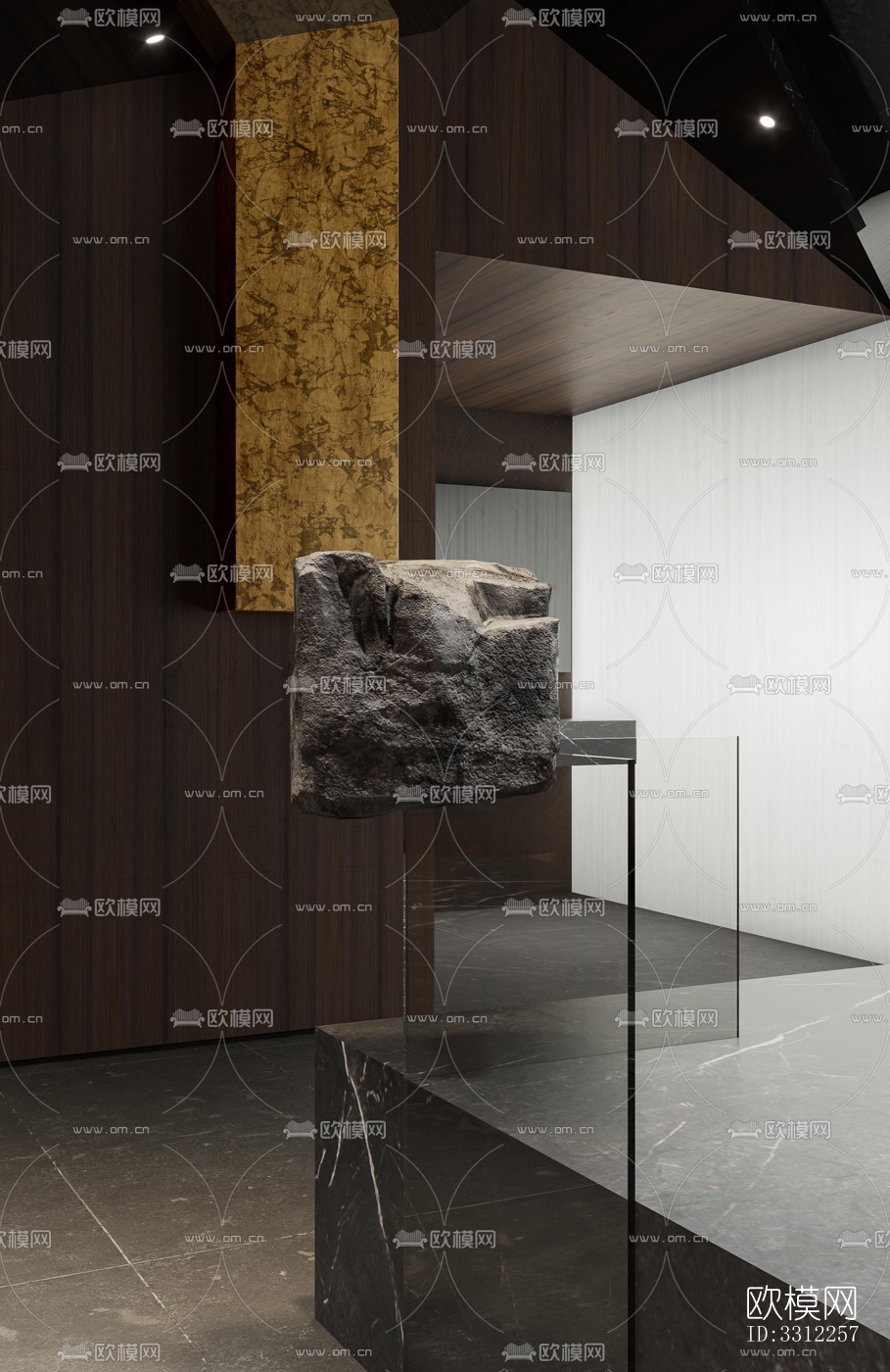 现代中餐厅效果图下载（渲染图9）