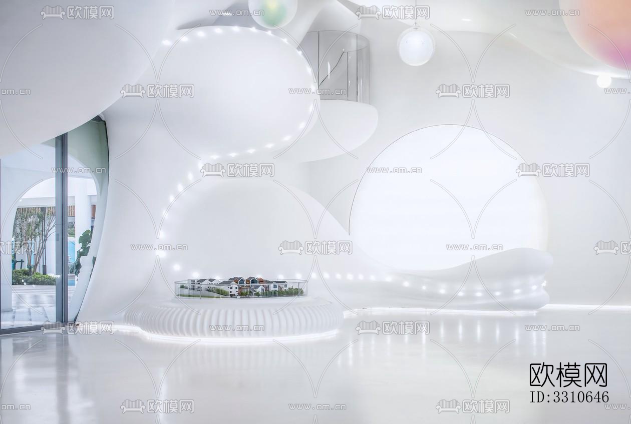 现代儿童游乐效果图下载（渲染图15）