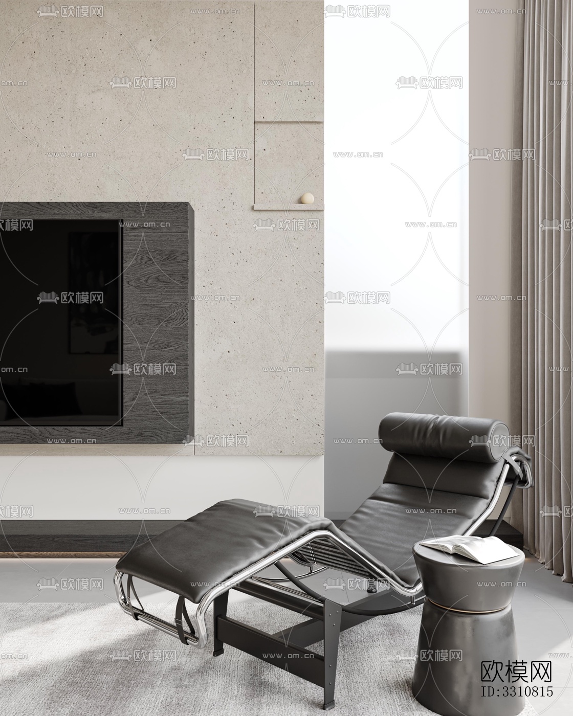 现代客餐厅效果图下载（渲染图12）