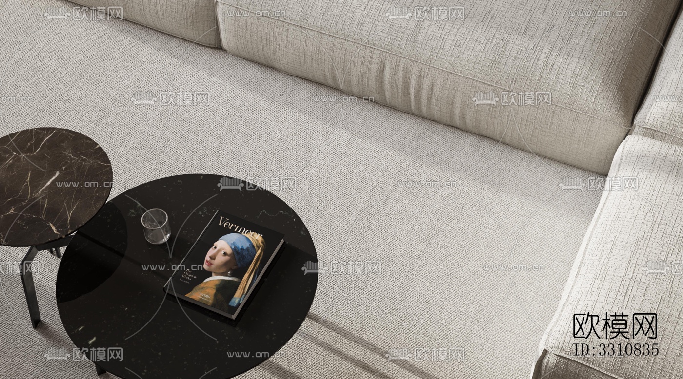 现代客餐厅效果图下载（渲染图12）