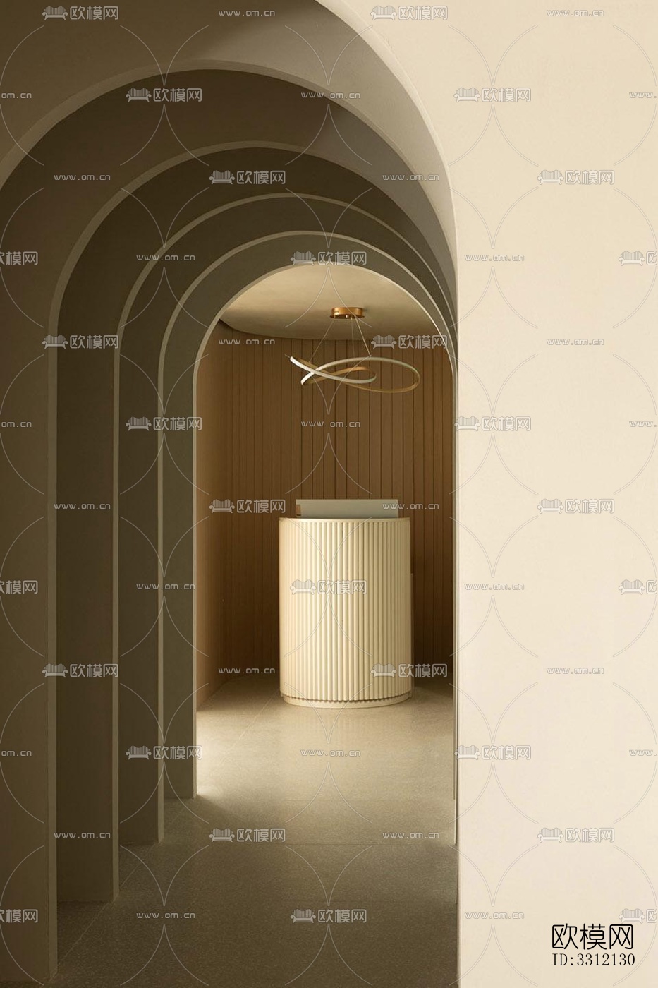 现代健身房效果图下载（渲染图13）