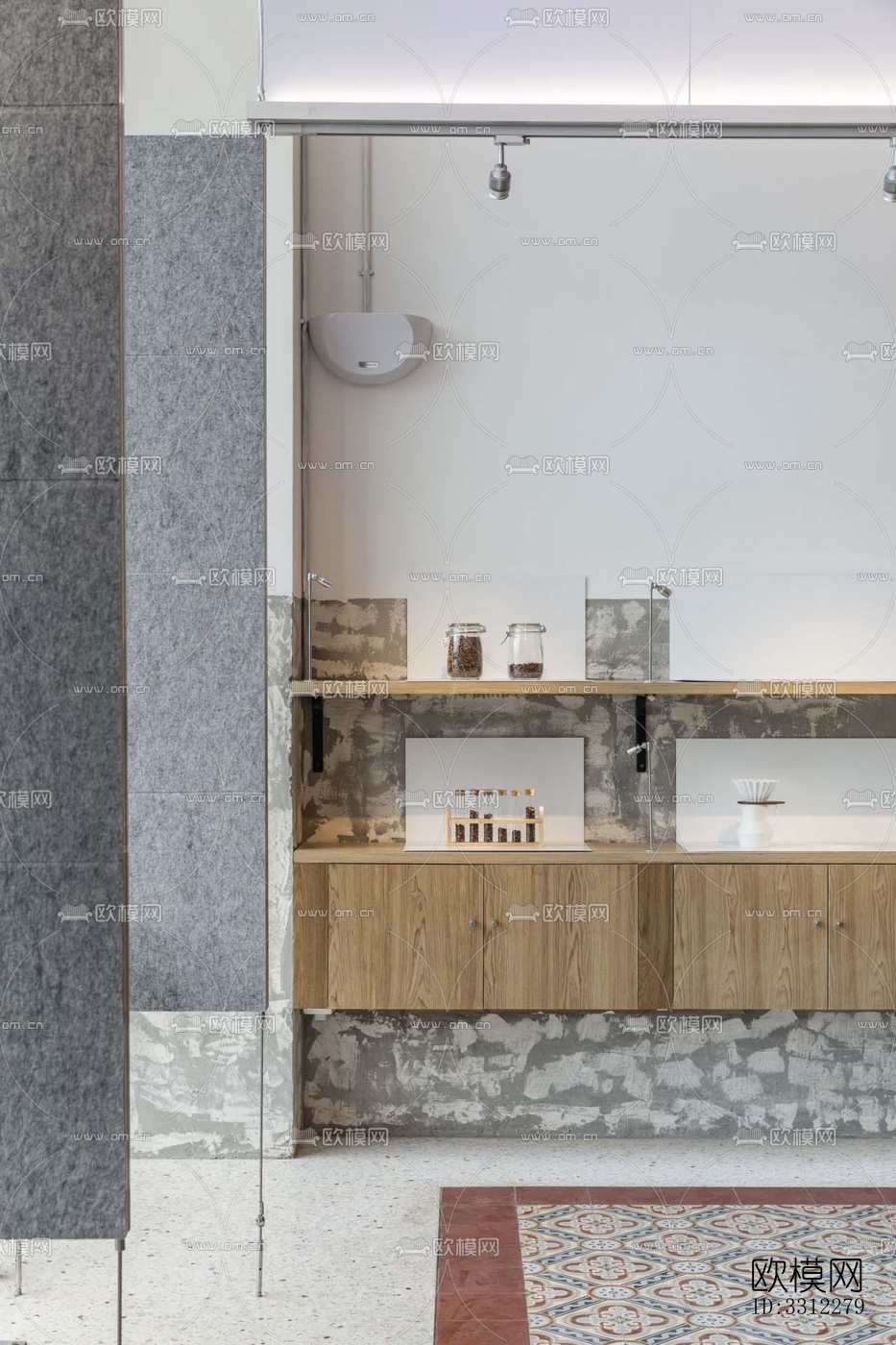 现代咖啡奶茶效果图下载（渲染图10）