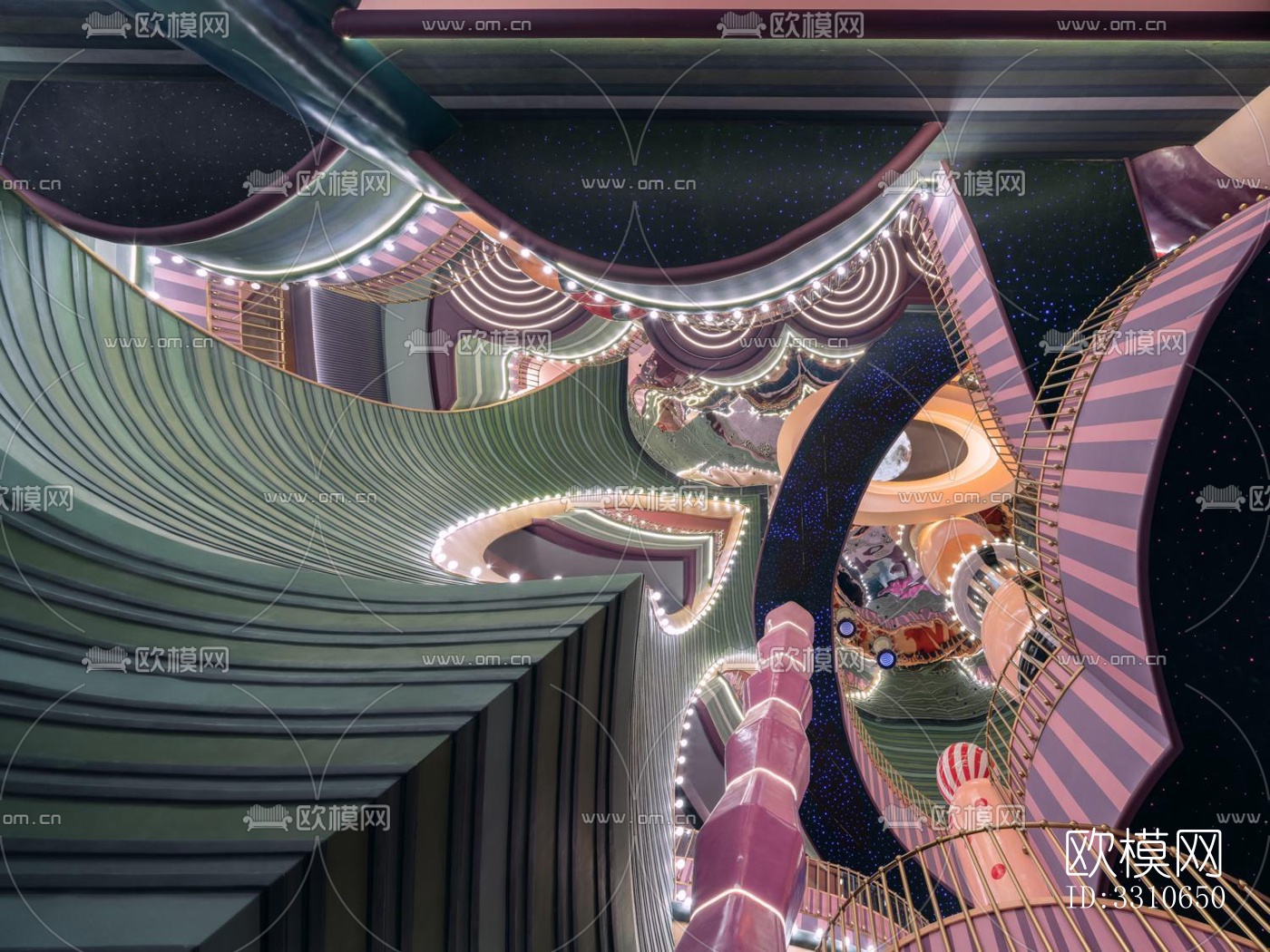 现代儿童游乐效果图下载（渲染图20）