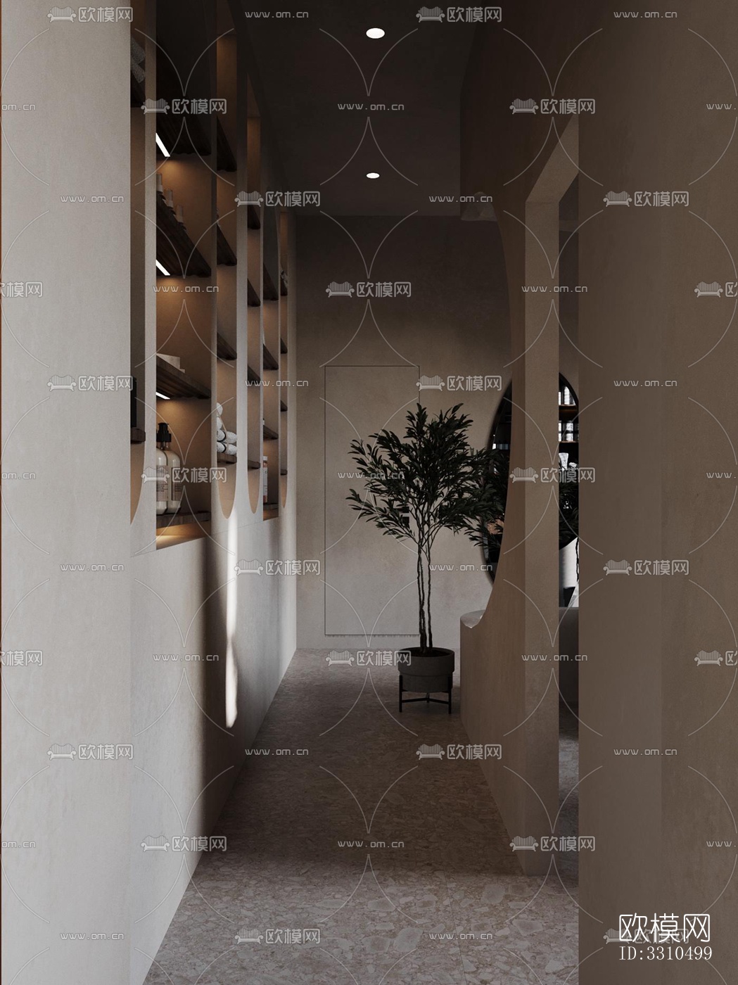 侘寂零售店铺效果图下载（渲染图13）