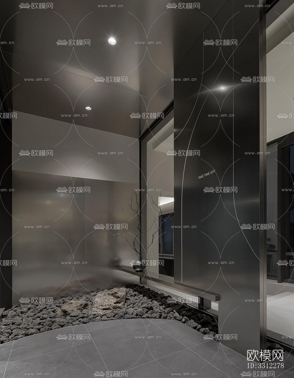 现代咖啡奶茶效果图下载（渲染图3）