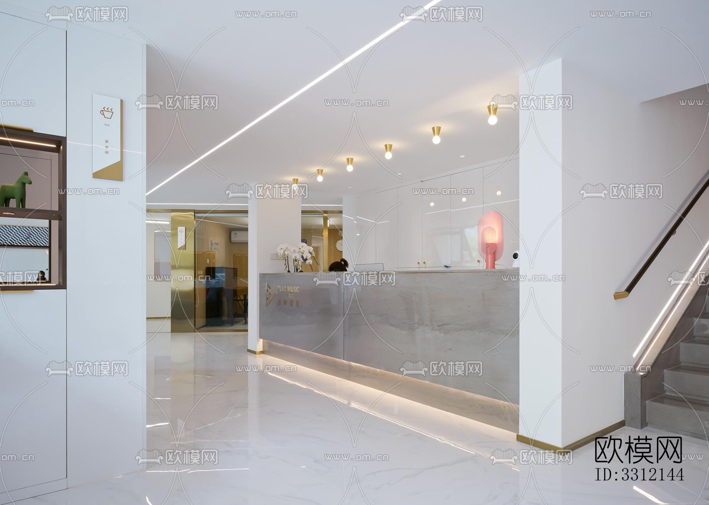 现代学校效果图下载（渲染图6）