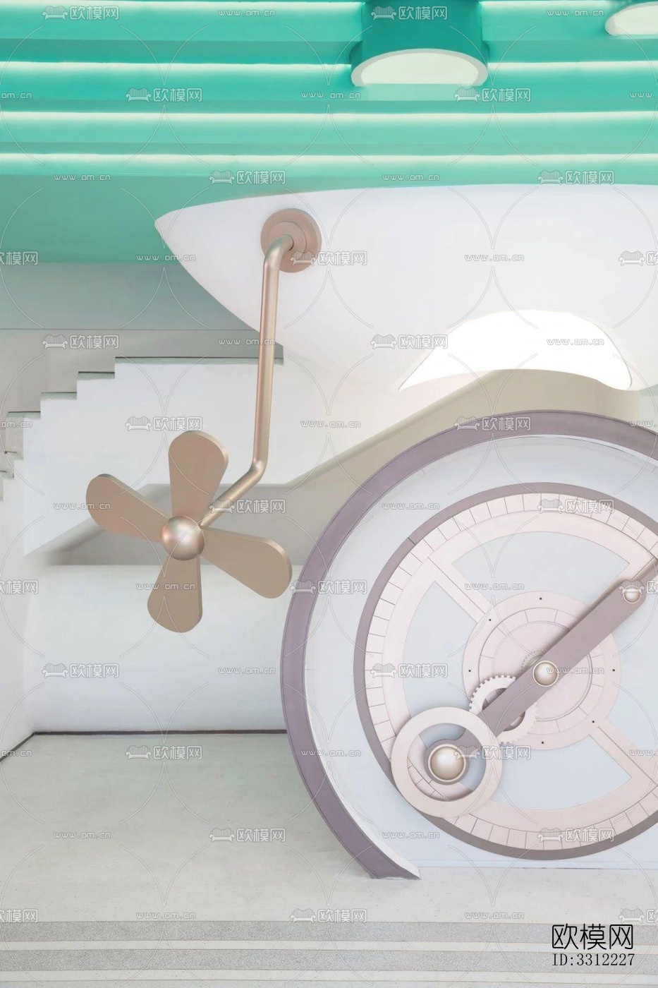 现代幼儿园效果图下载（渲染图17）