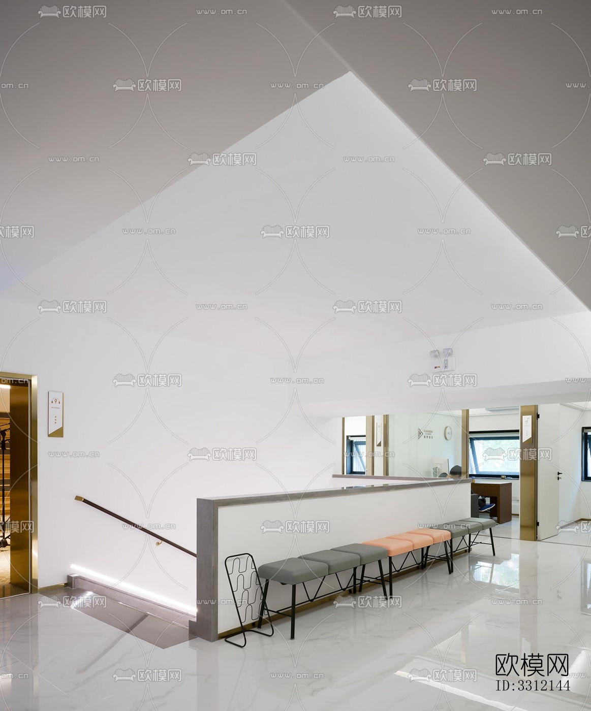 现代学校效果图下载（渲染图9）