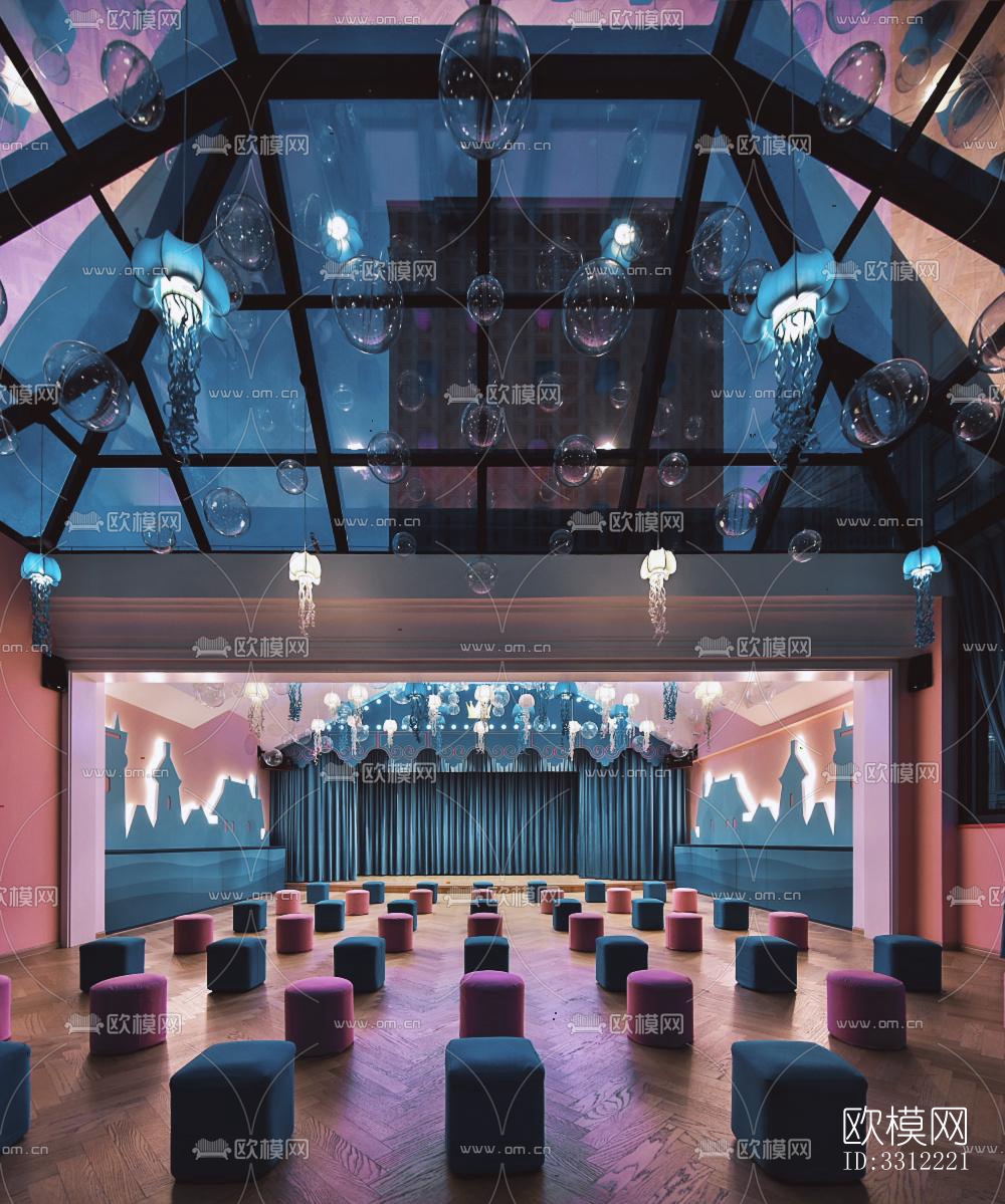 现代幼儿园效果图下载（渲染图12）