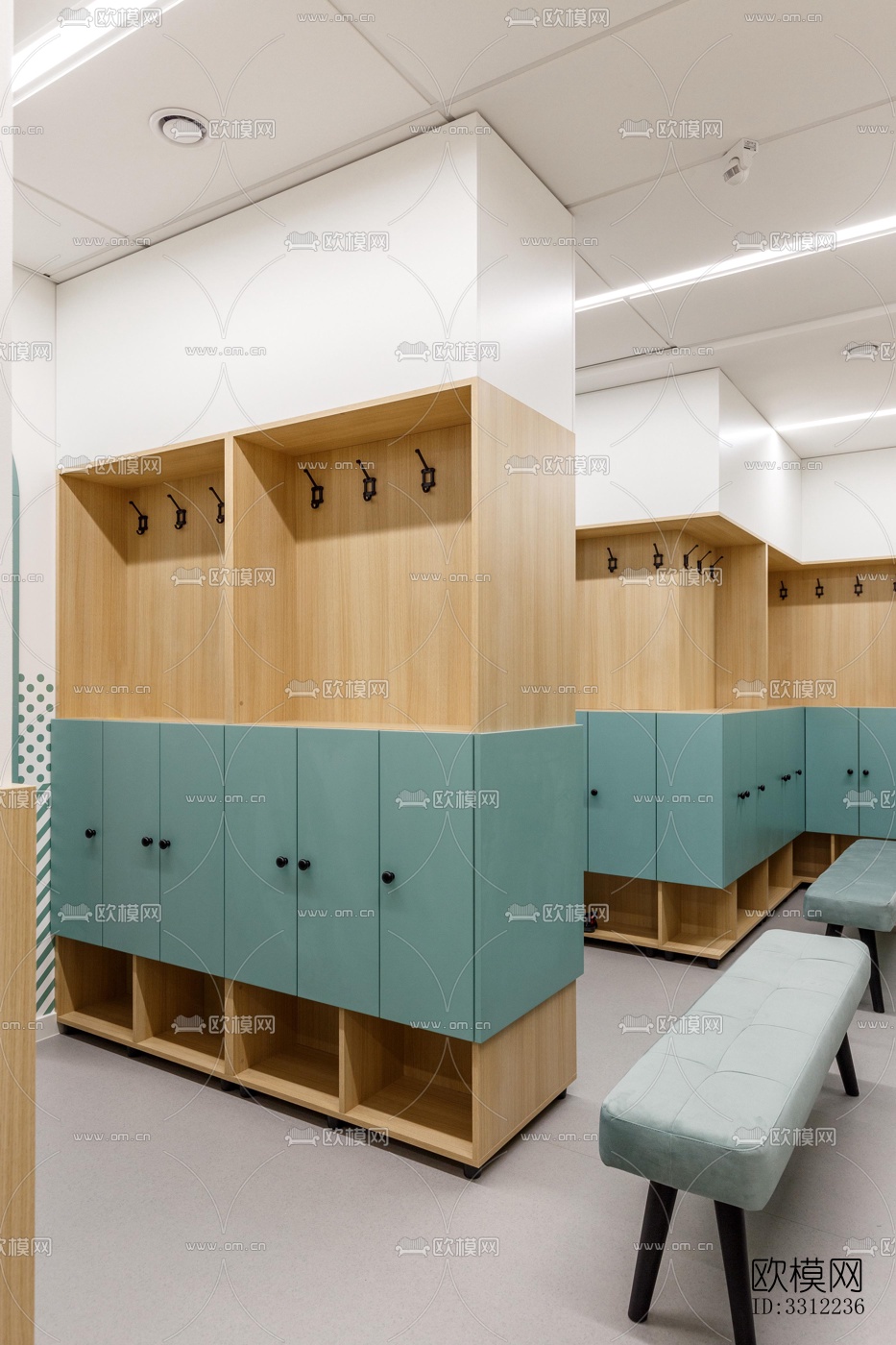 现代幼儿园效果图下载（渲染图4）