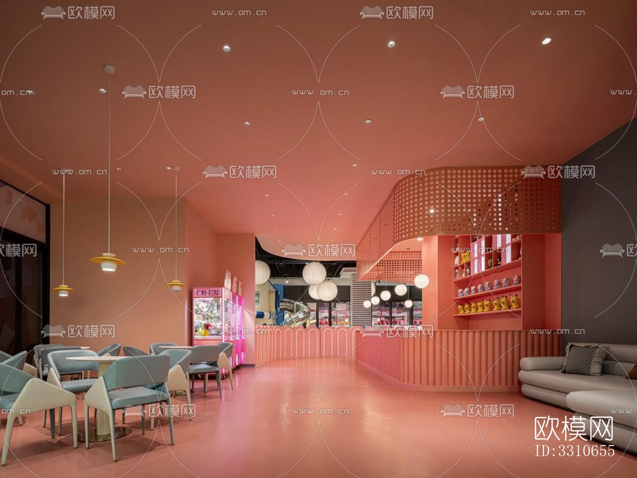 现代儿童游乐效果图下载（渲染图13）