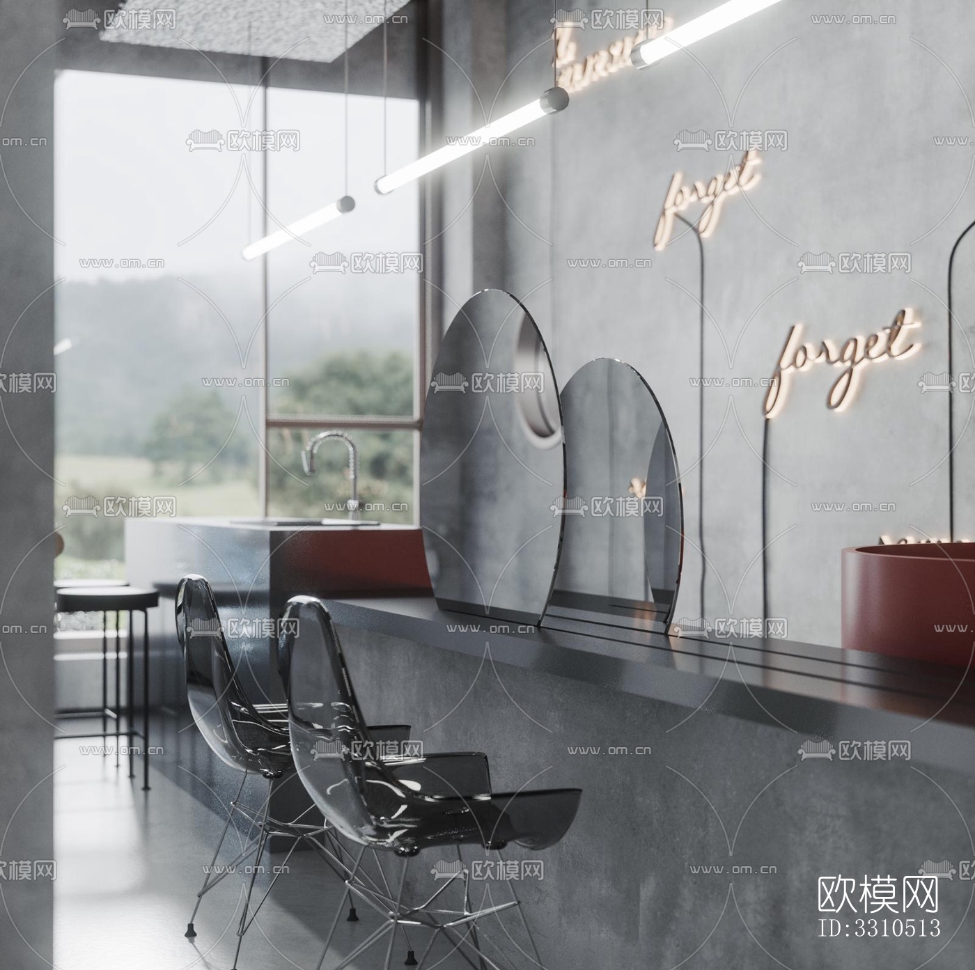 工业风零售店铺效果图下载（渲染图7）