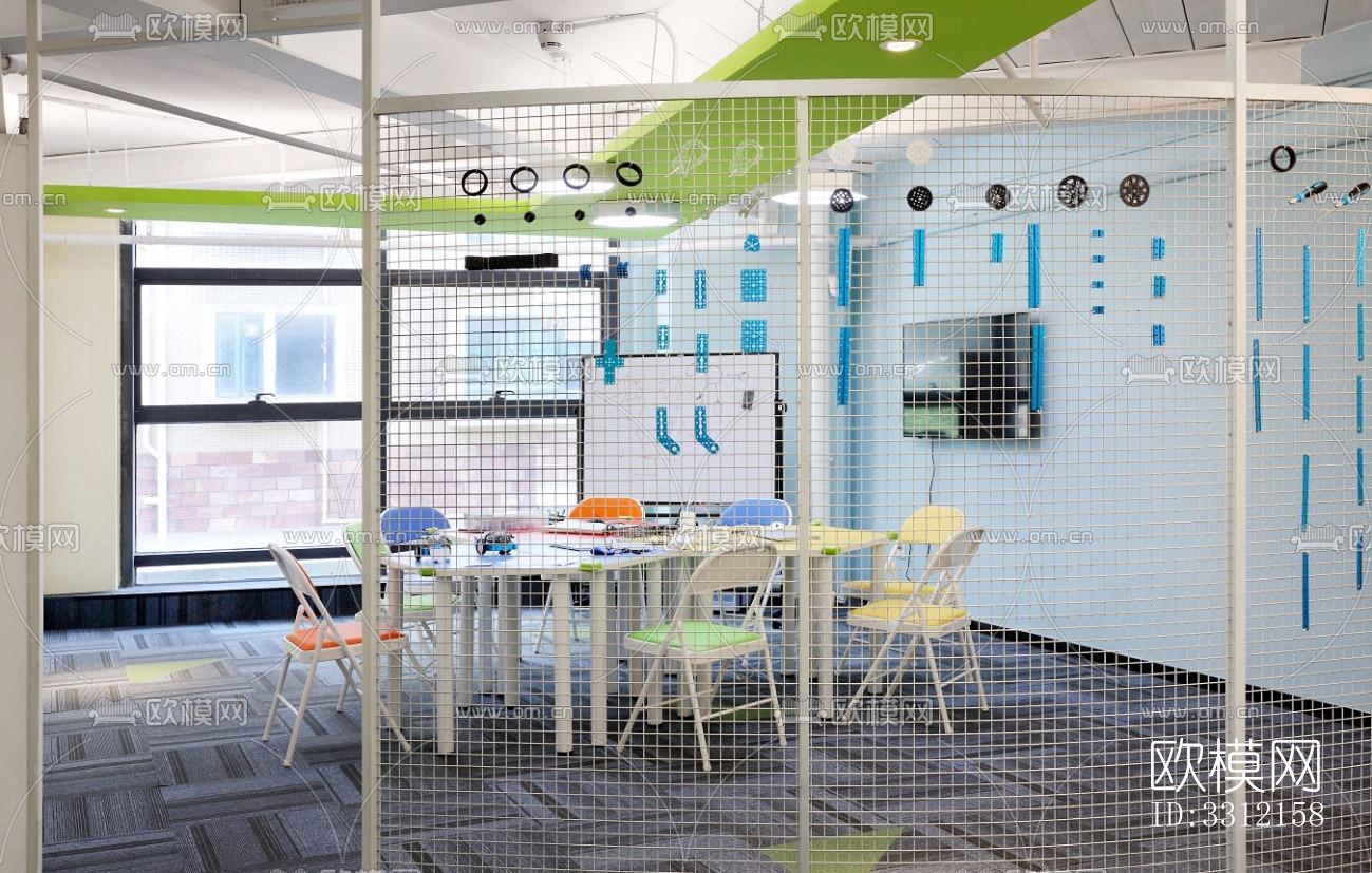 现代学校效果图下载（渲染图3）