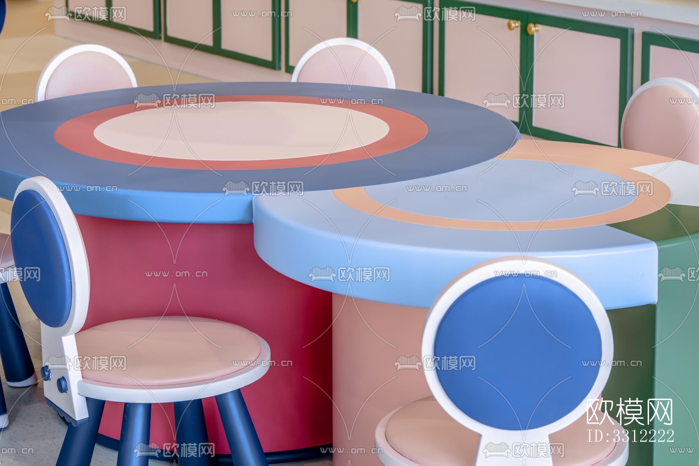 现代幼儿园效果图下载（渲染图7）