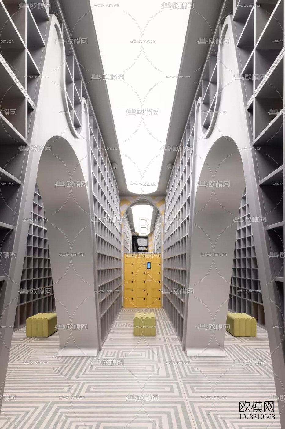 现代儿童游乐效果图下载（渲染图2）