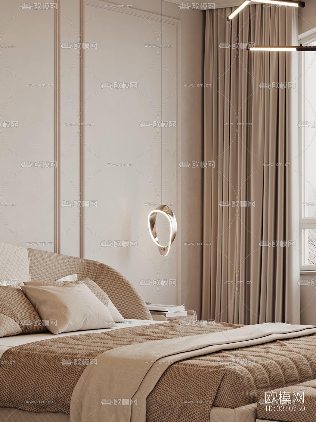 侘寂别墅效果图下载（渲染图7）