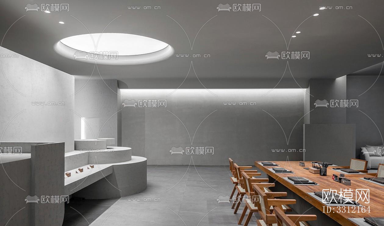 现代学校效果图下载（渲染图7）