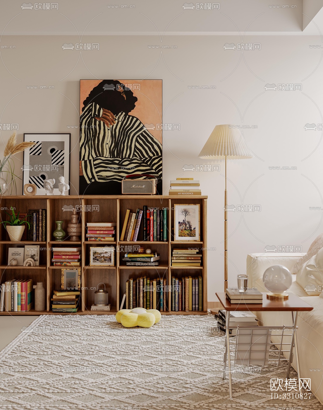 现代客餐厅效果图下载（渲染图3）