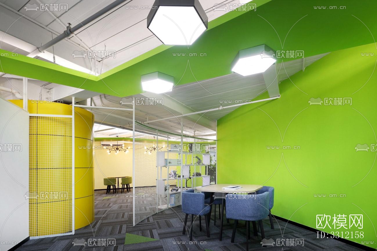 现代学校效果图下载（渲染图9）