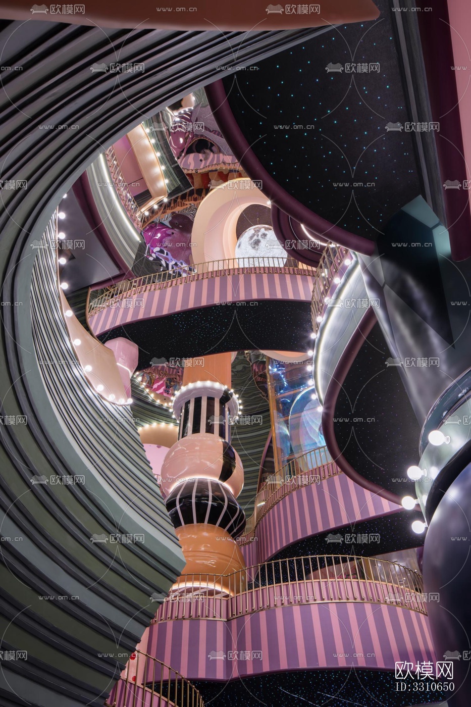 现代儿童游乐效果图下载（渲染图7）