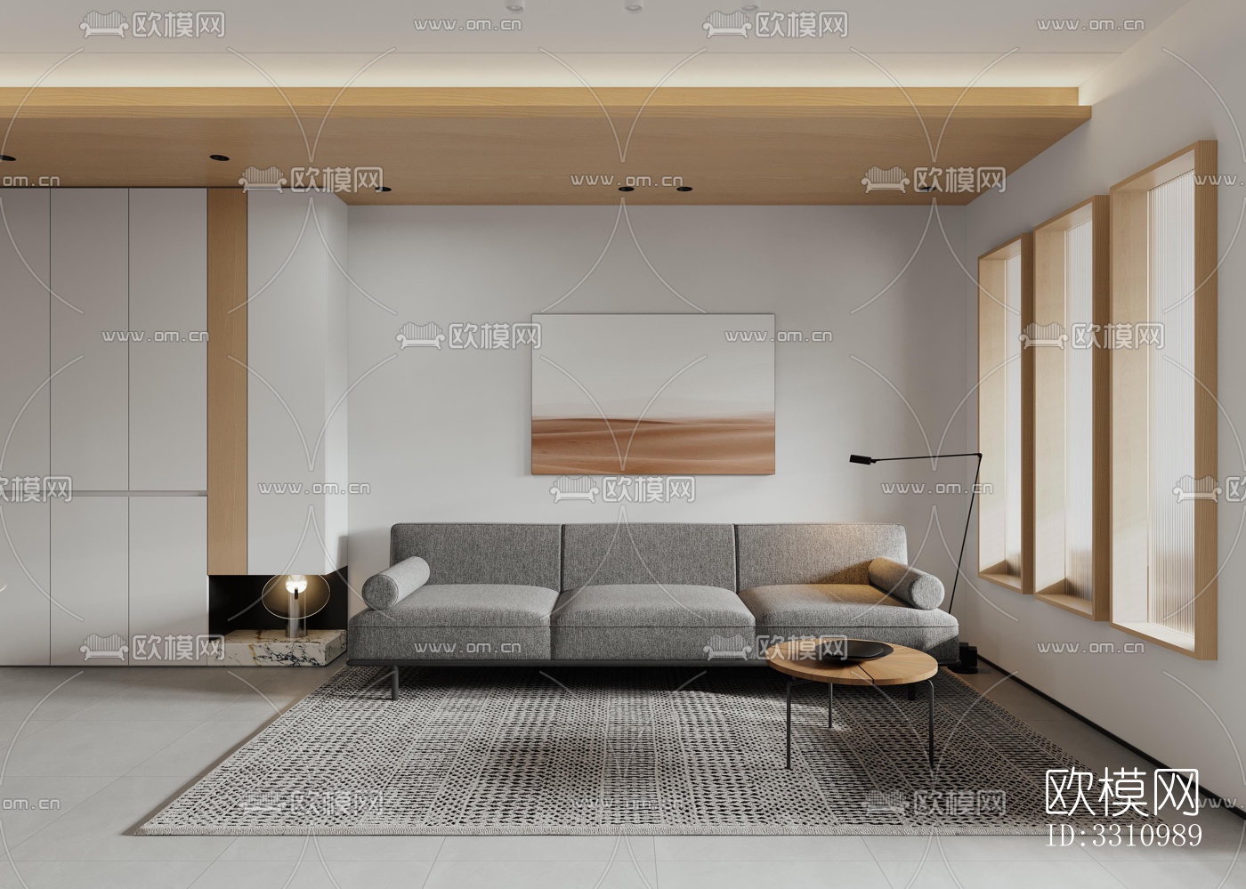 现代客餐厅效果图下载（渲染图10）