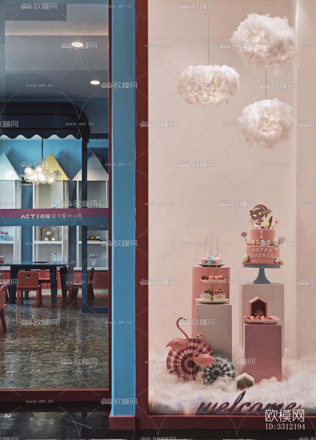 现代幼儿园效果图下载（渲染图12）