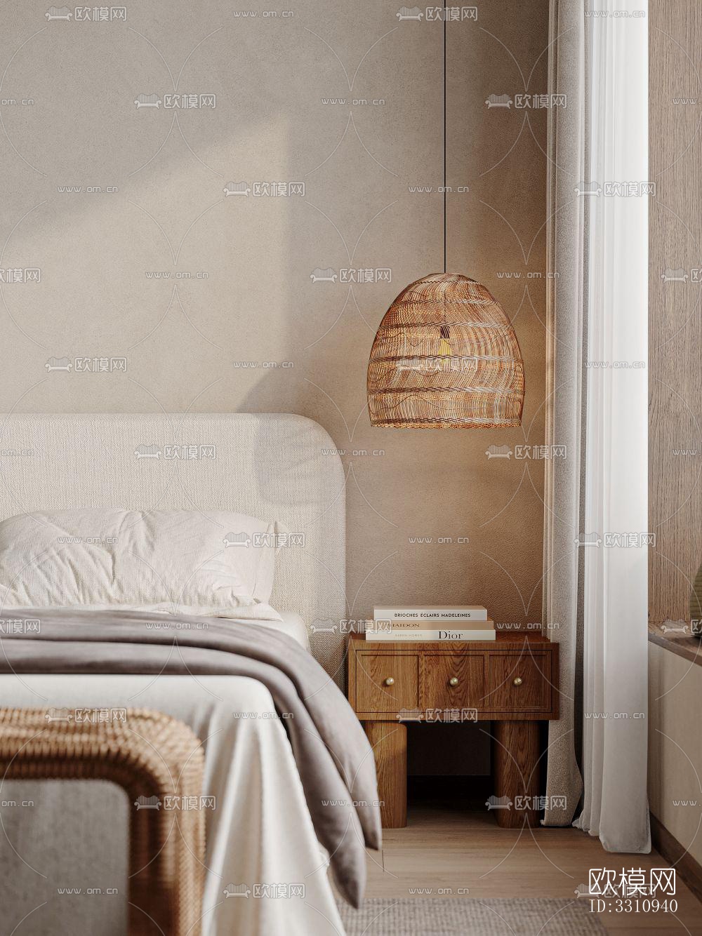 现代客餐厅效果图下载（渲染图9）