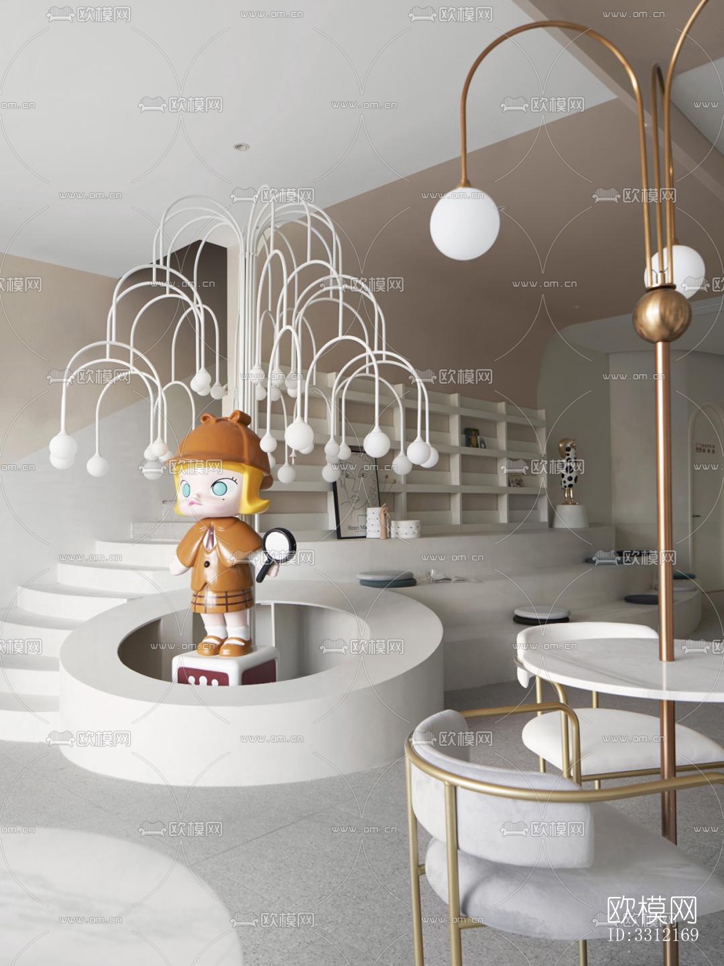 现代学校效果图下载（渲染图9）