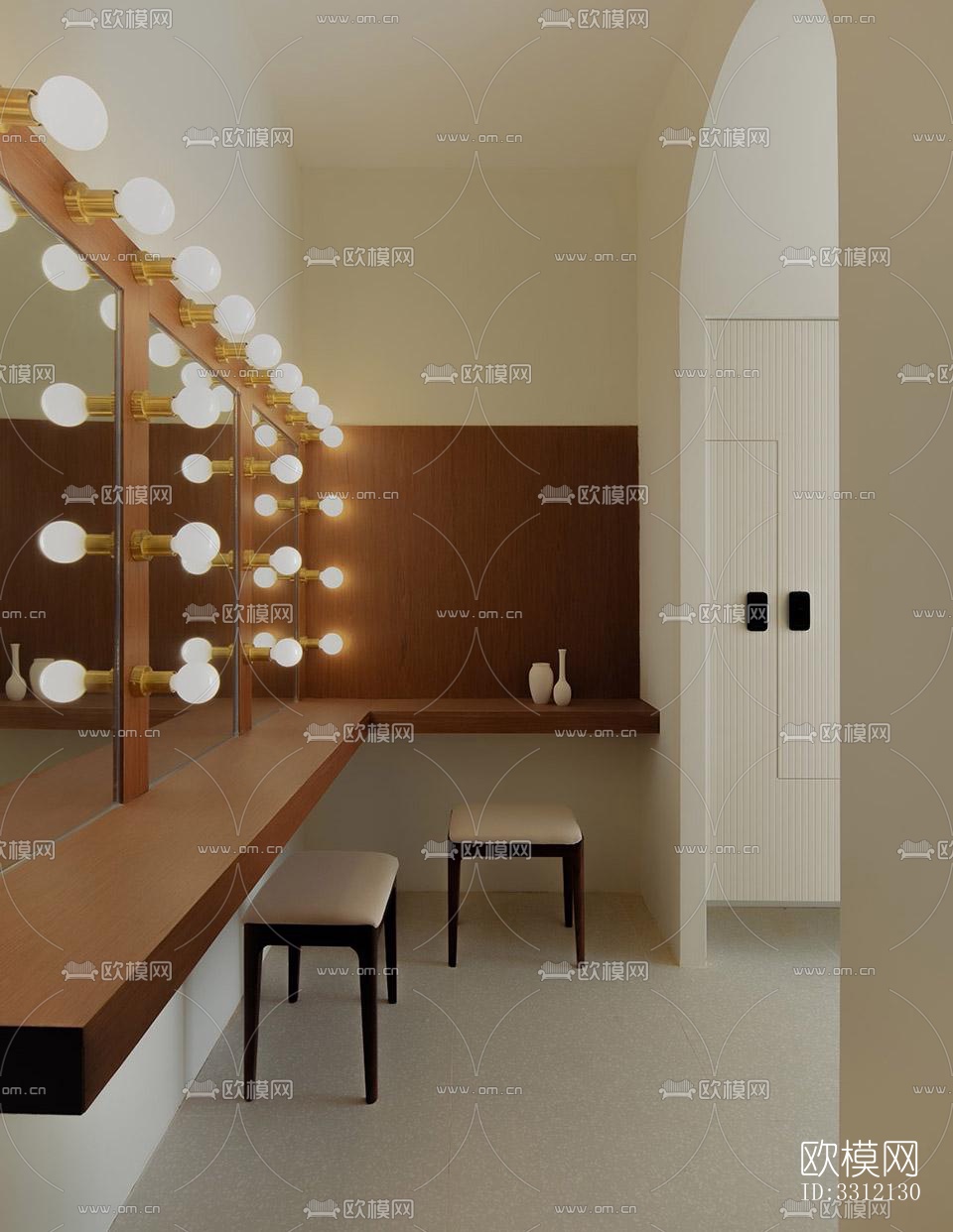 现代健身房效果图下载（渲染图7）