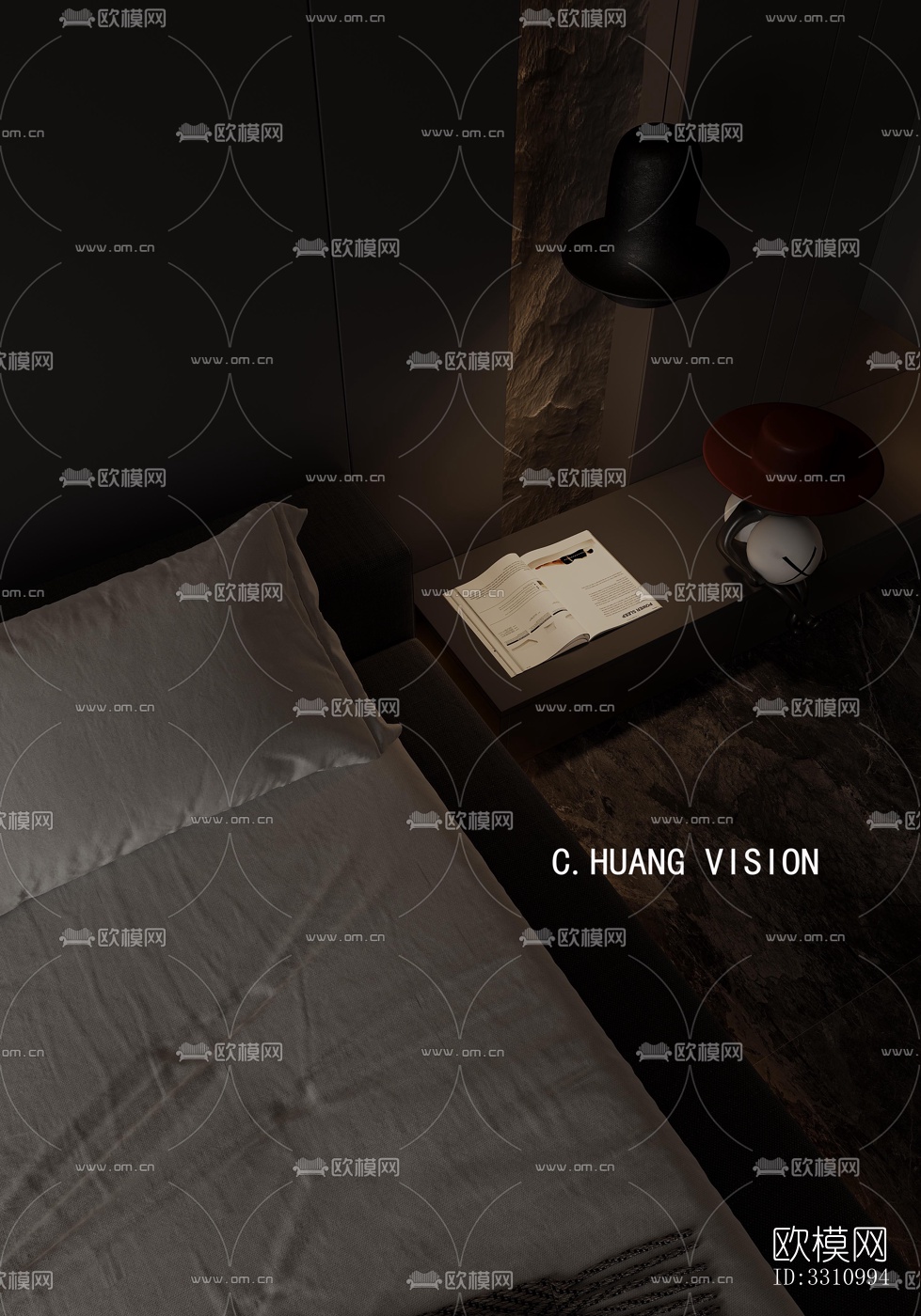 现代客餐厅效果图下载（渲染图2）