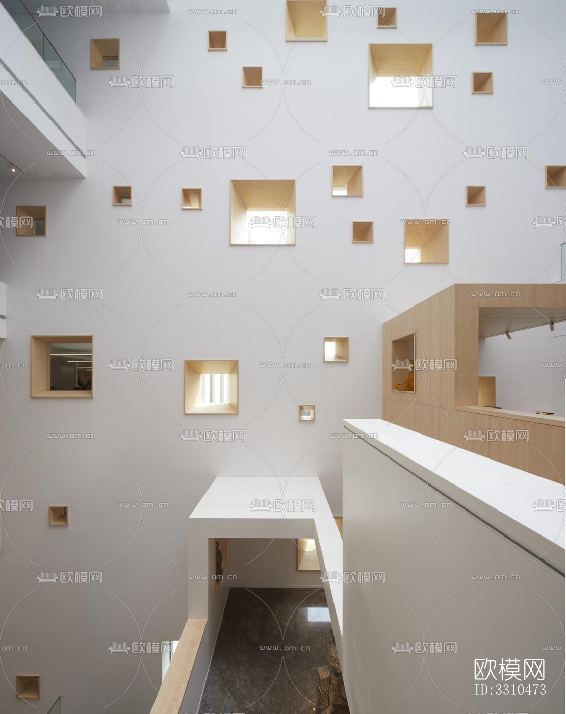 现代图书馆效果图下载（渲染图13）