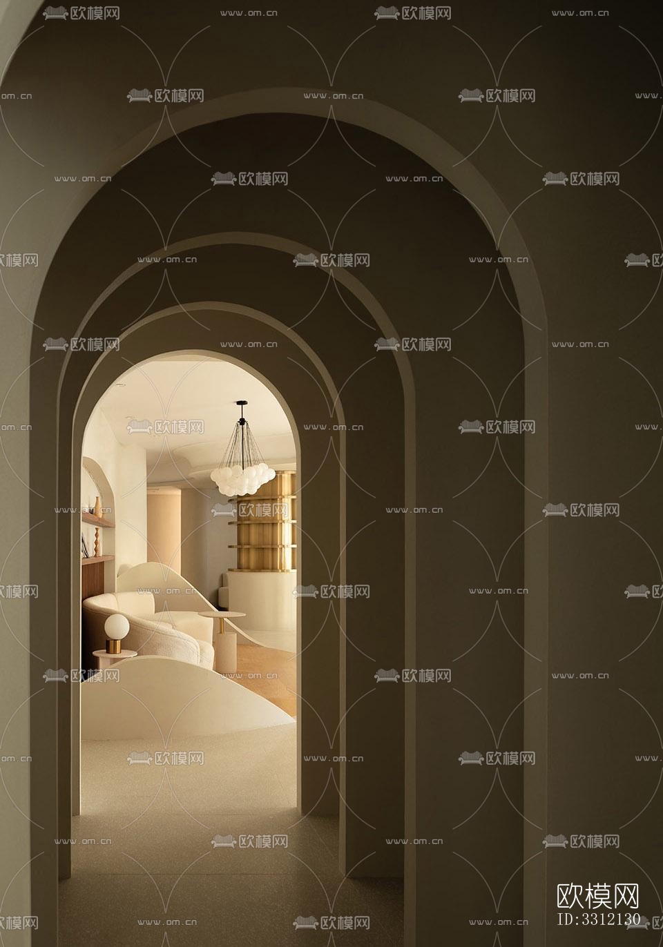 现代健身房效果图下载（渲染图12）