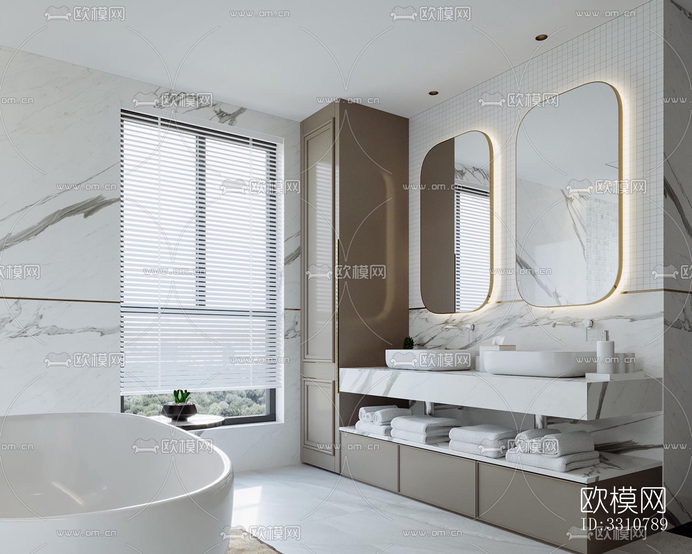 现代卧室效果图下载（渲染图8）