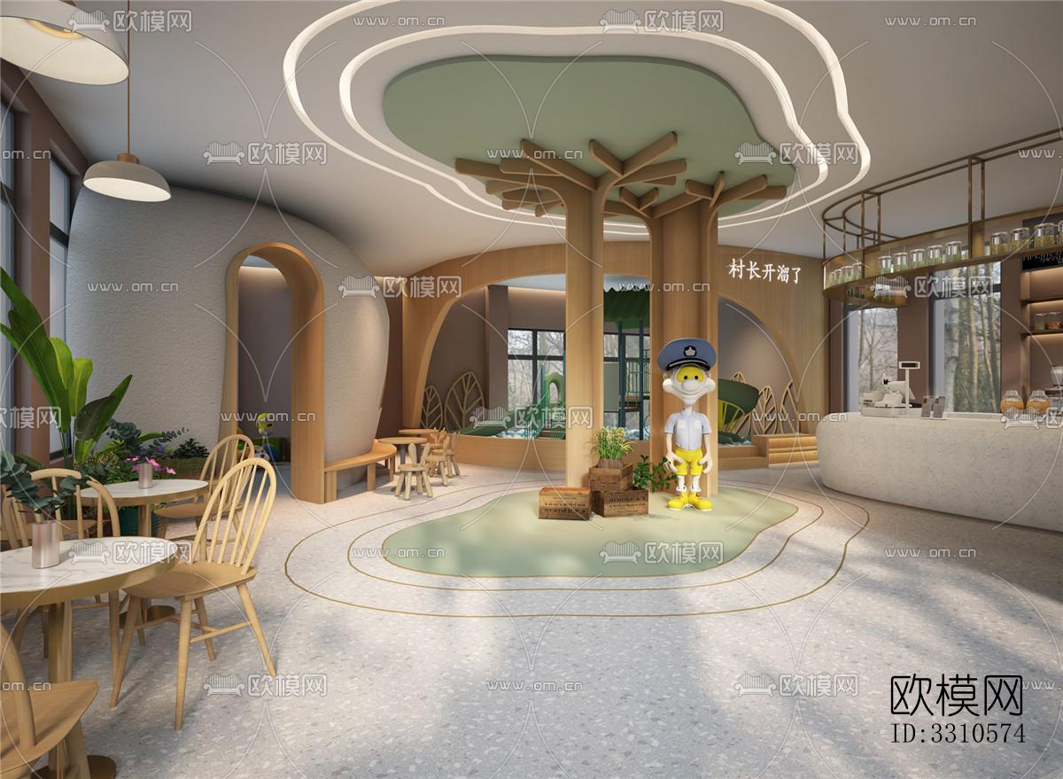 现代零售店铺效果图下载（渲染图1）