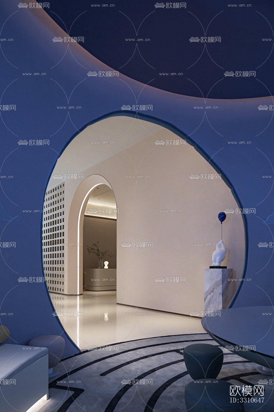 现代儿童游乐效果图下载（渲染图15）