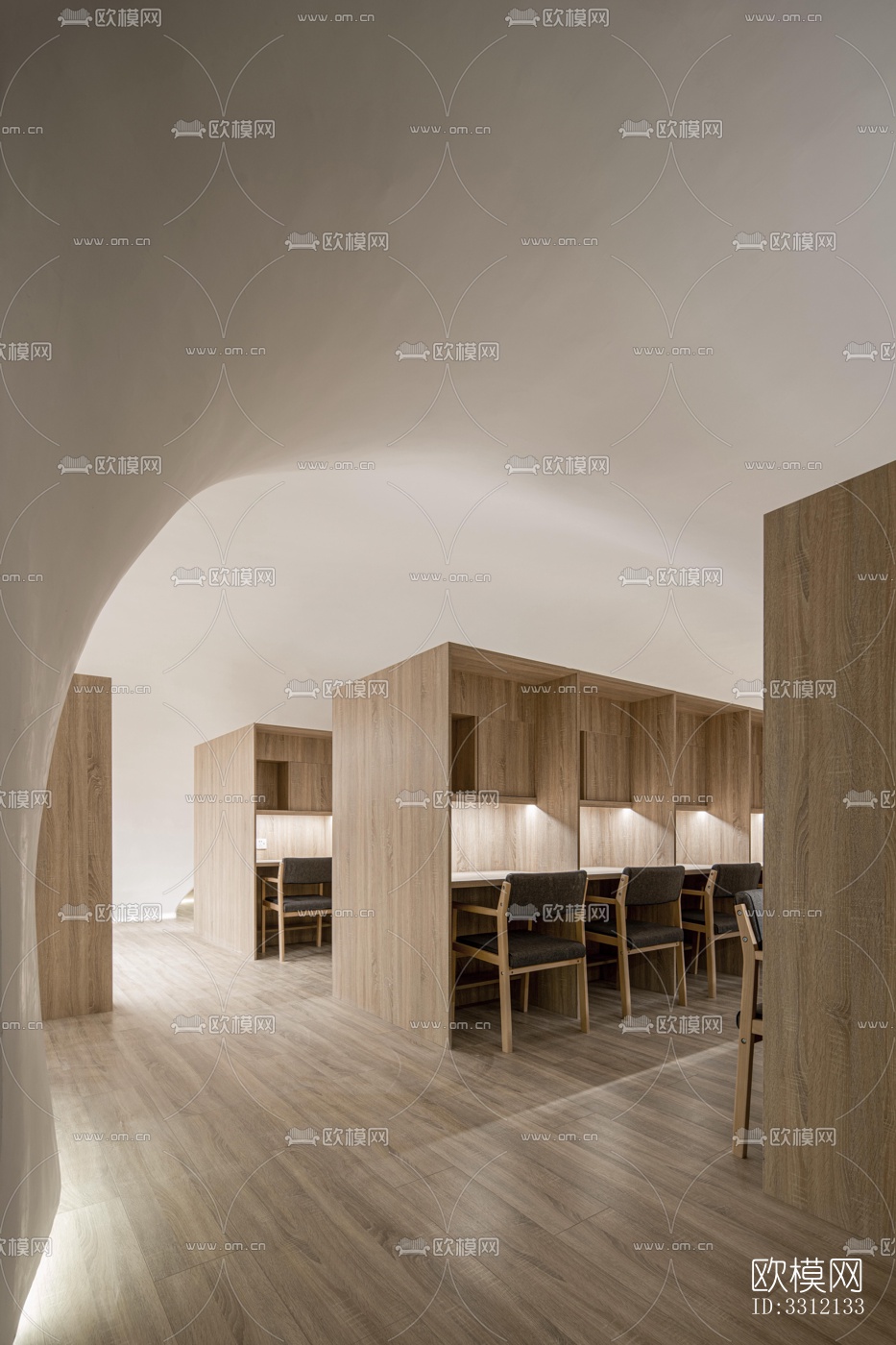 现代学校效果图下载（渲染图7）