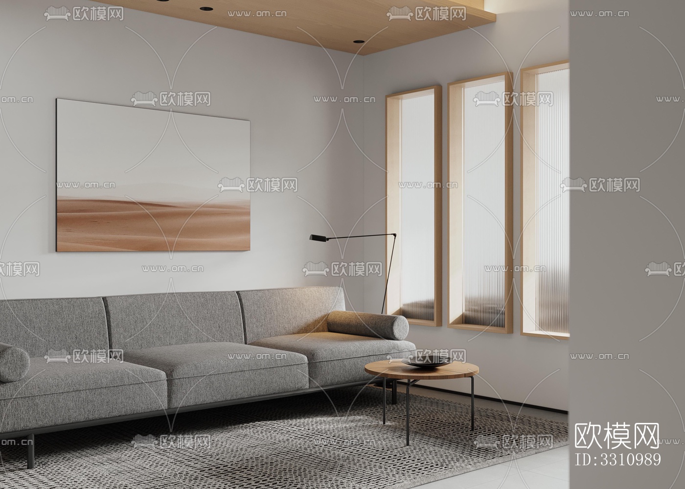 现代客餐厅效果图下载（渲染图11）