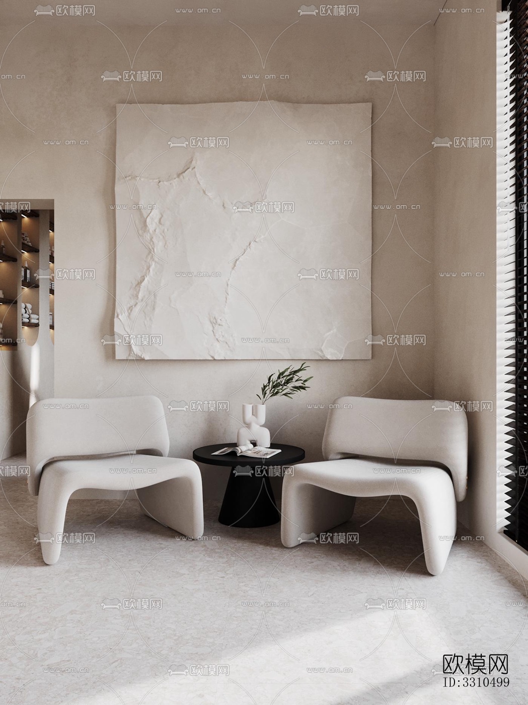 侘寂零售店铺效果图下载（渲染图4）