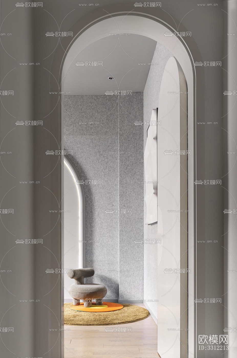 现代幼儿园效果图下载（渲染图7）